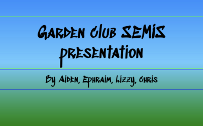 Planting Seeds with YCHS Garden Club